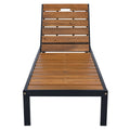 Outdoor Chaise With Adjustable Backrest