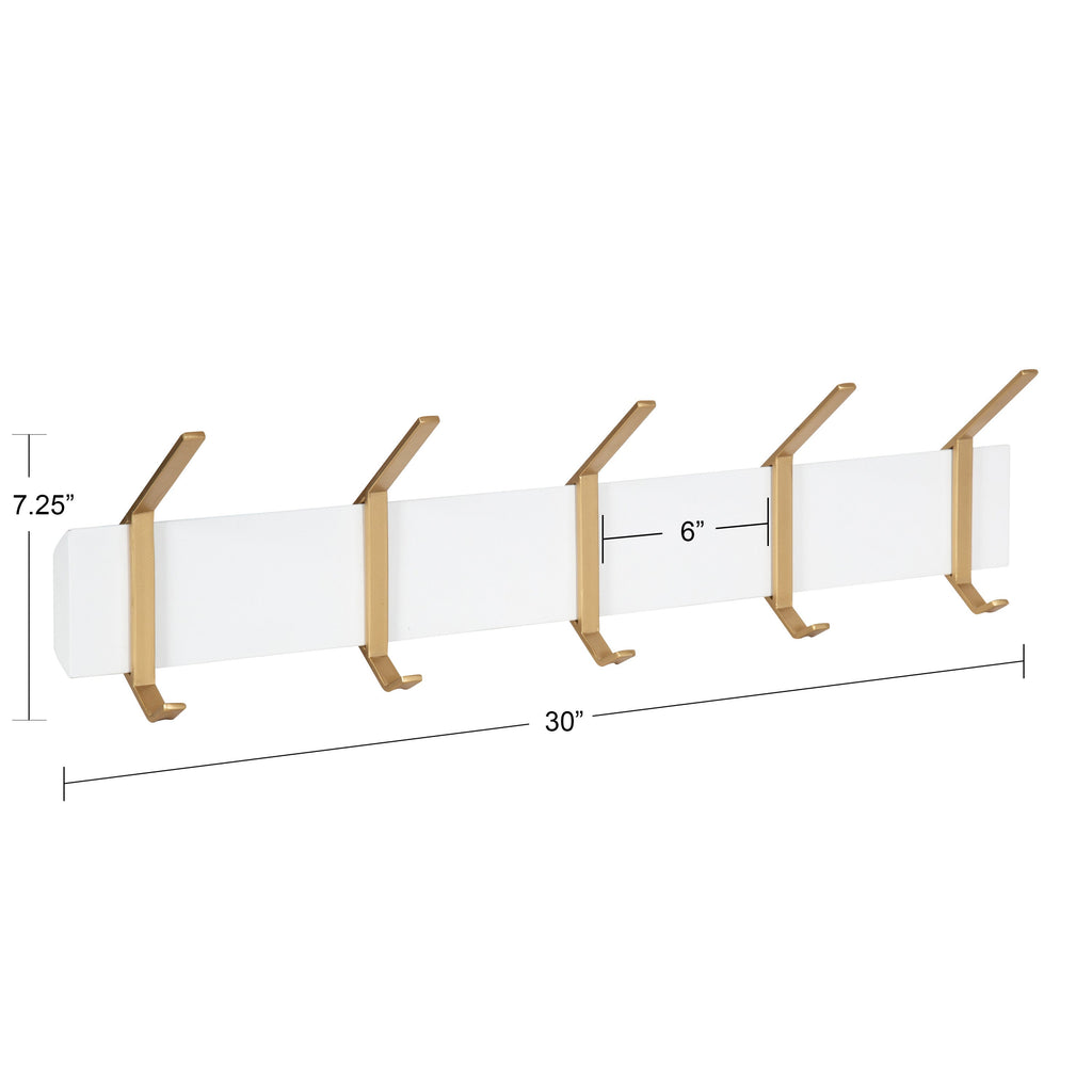 Rossmore Wood and Metal Hooks
