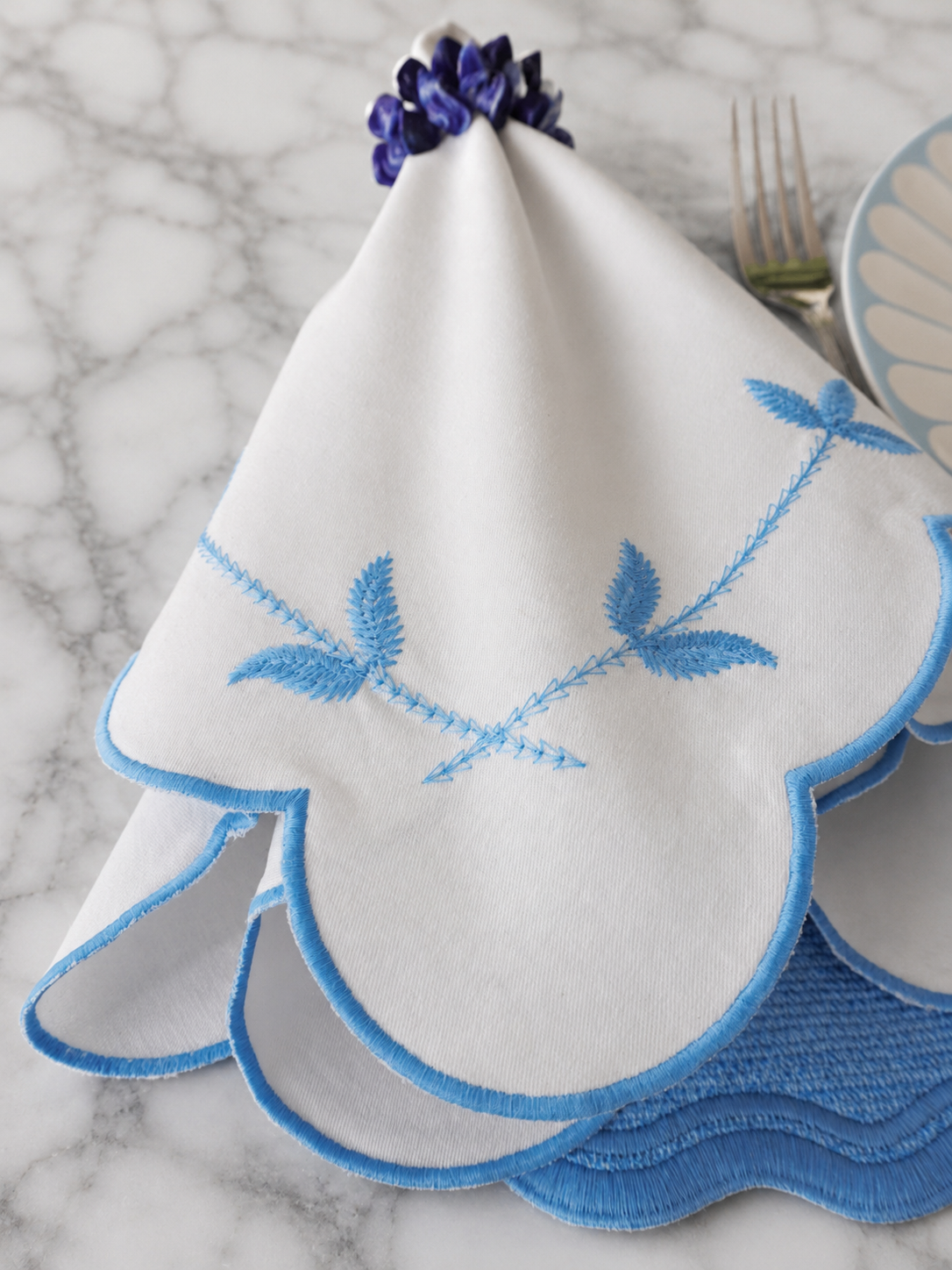Blue Garden Napkins (Set of 2)