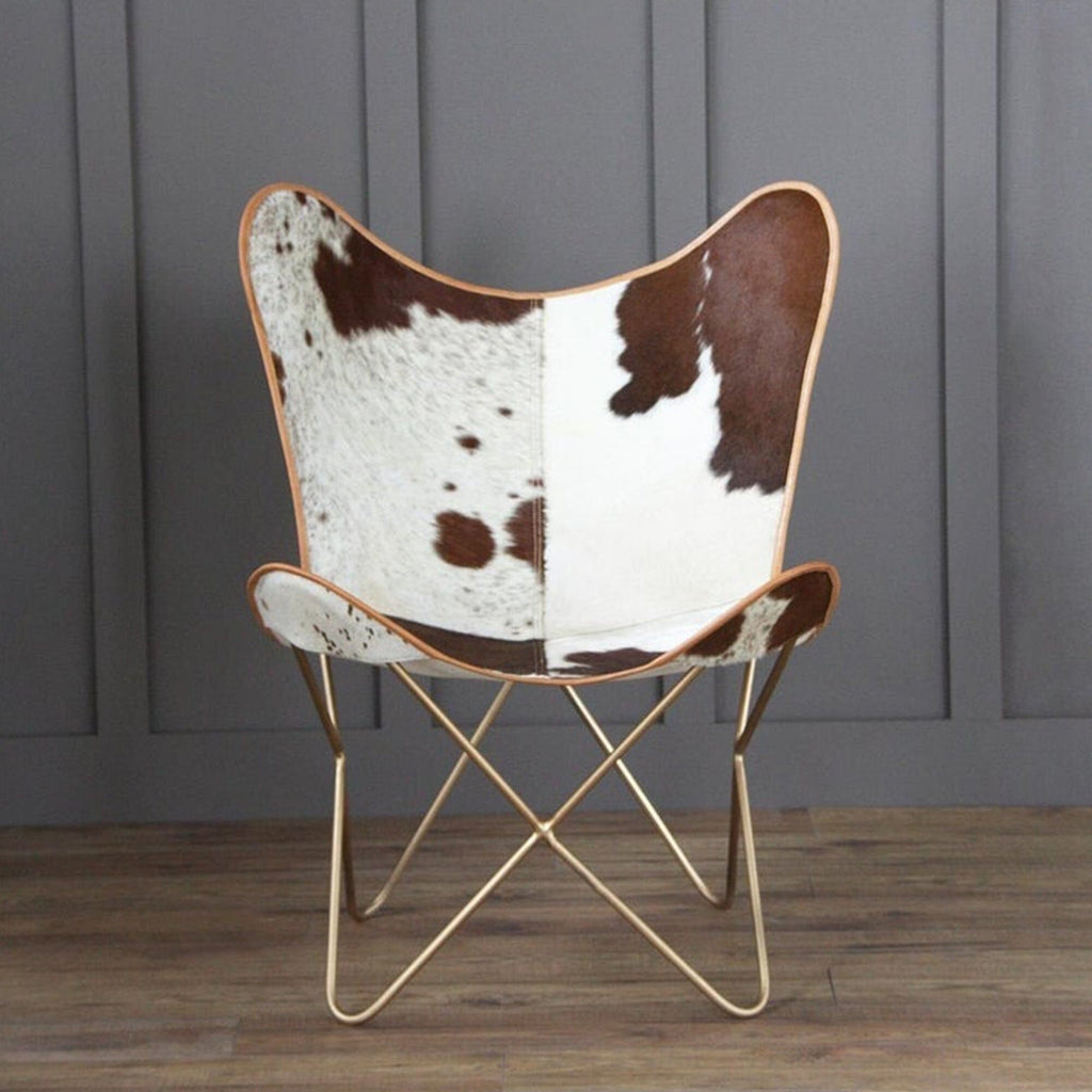 Swiss Cowhide Butterfly Chair