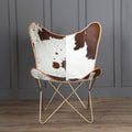 Swiss Cowhide Butterfly Chair