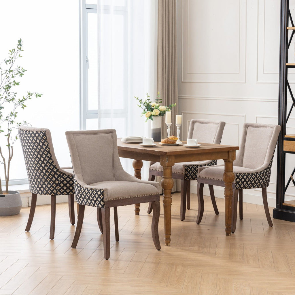 Ultra Upholstered Dining Chairs — Set of 2, Color Options