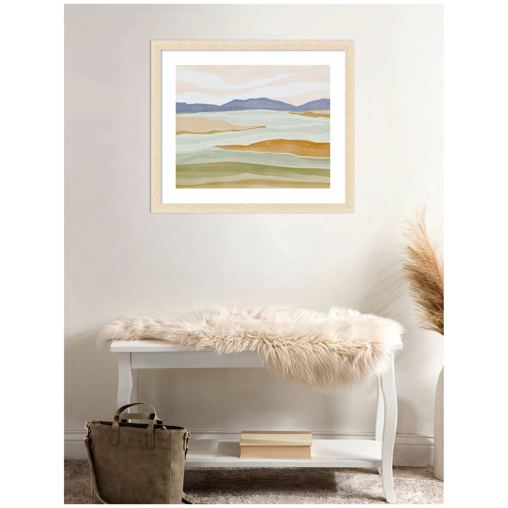 Framed Art Dreamy Hillscape by Nikita Jariwala