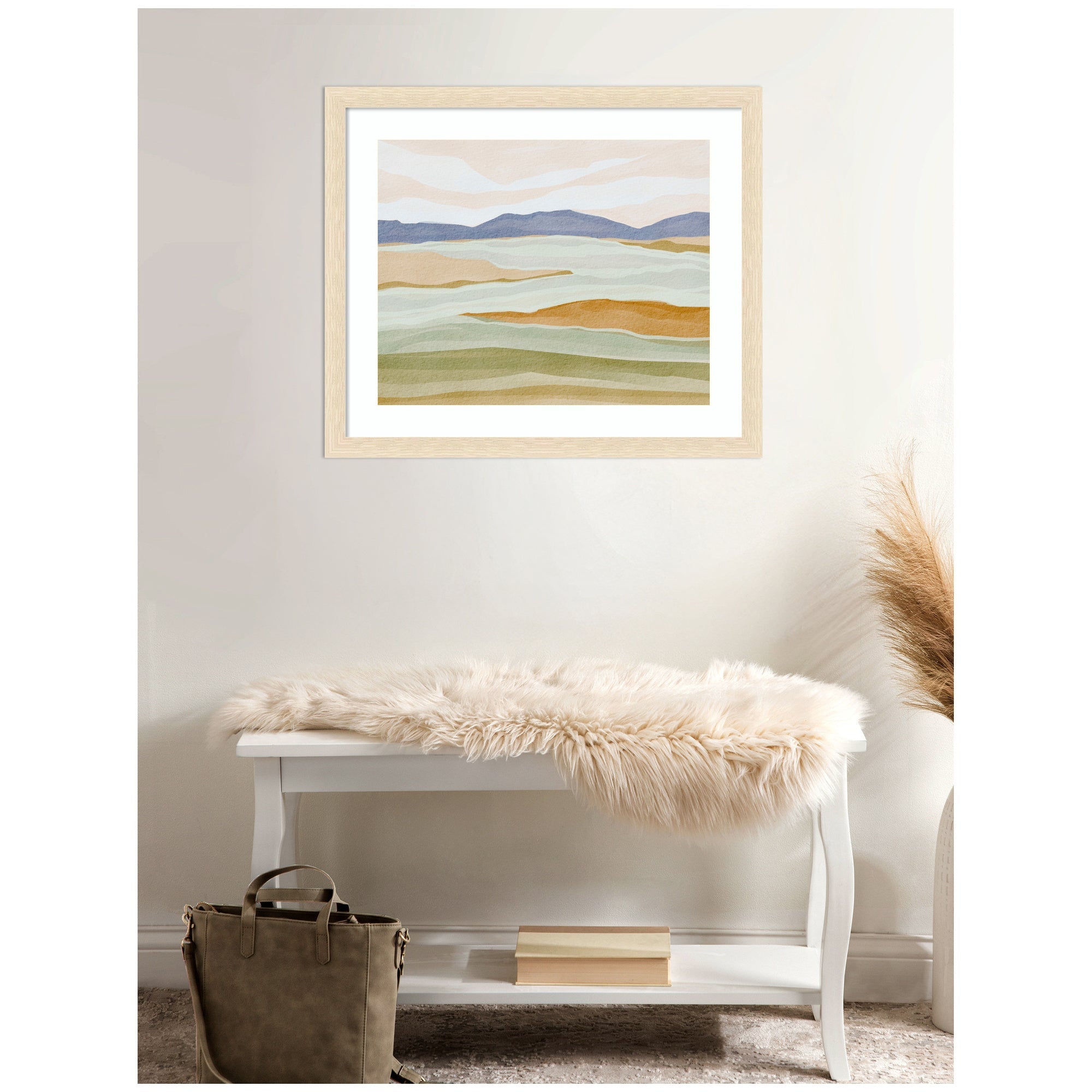 Framed Art Dreamy Hillscape by Nikita Jariwala