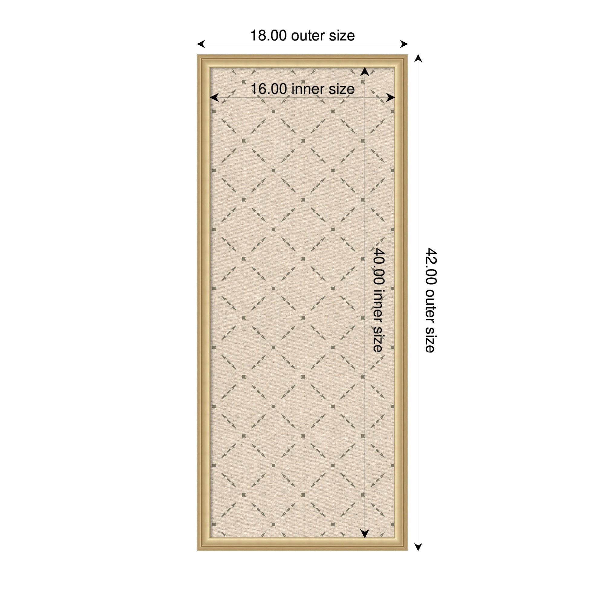 Pinboard Green Lattice Print