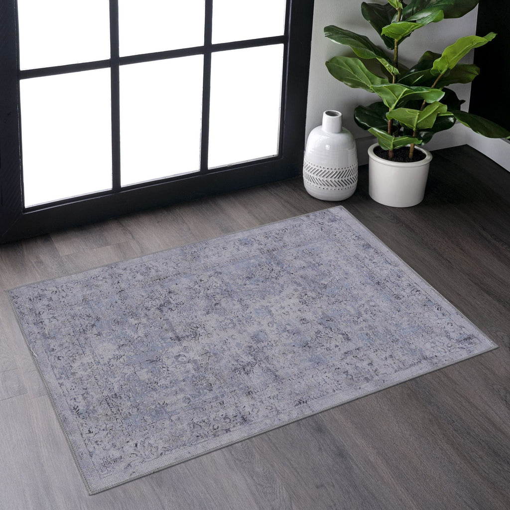 Maval 2' x 3' Washable Area Rug