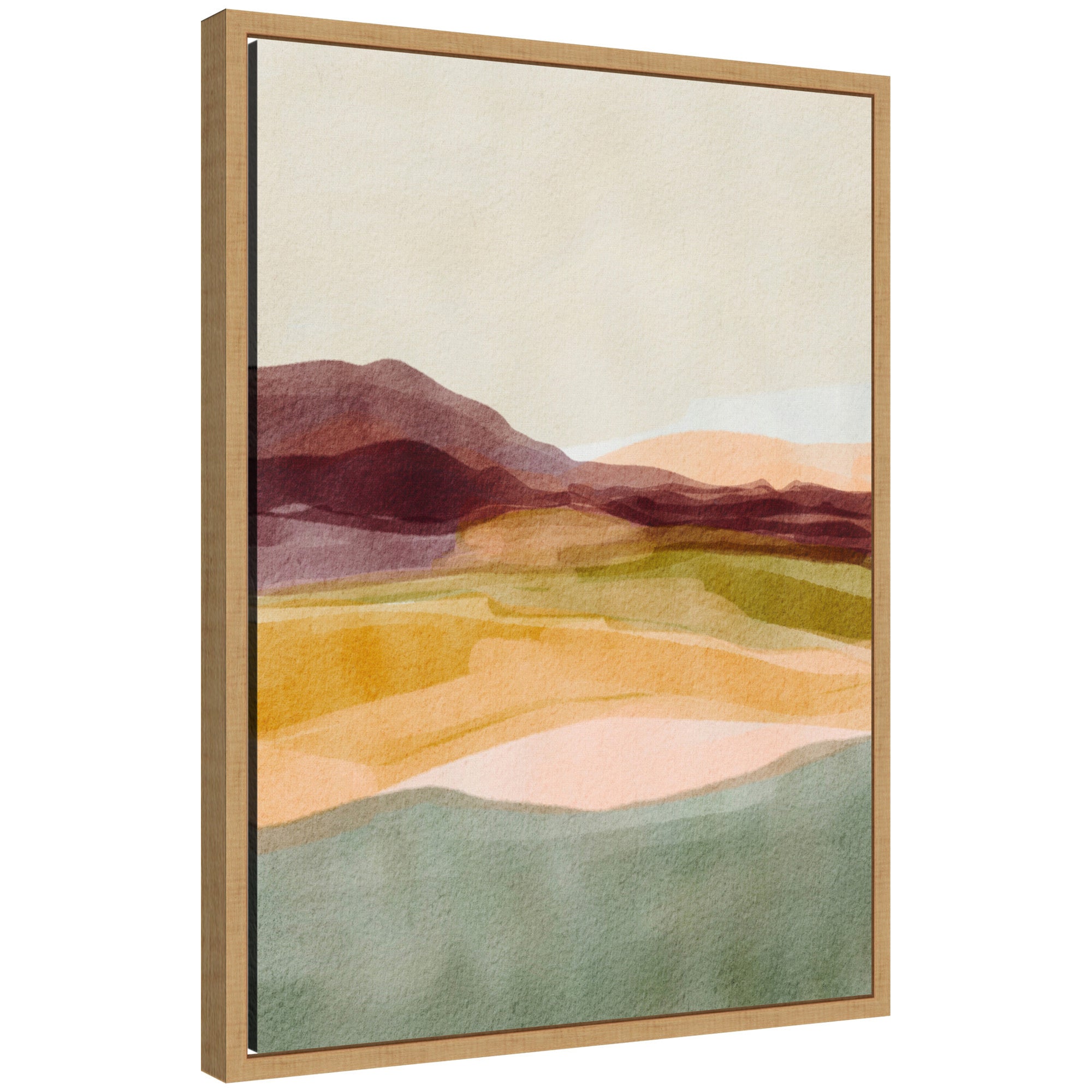 Sylvie Sunset Beauty Framed Canvas by Nikita Jariwala