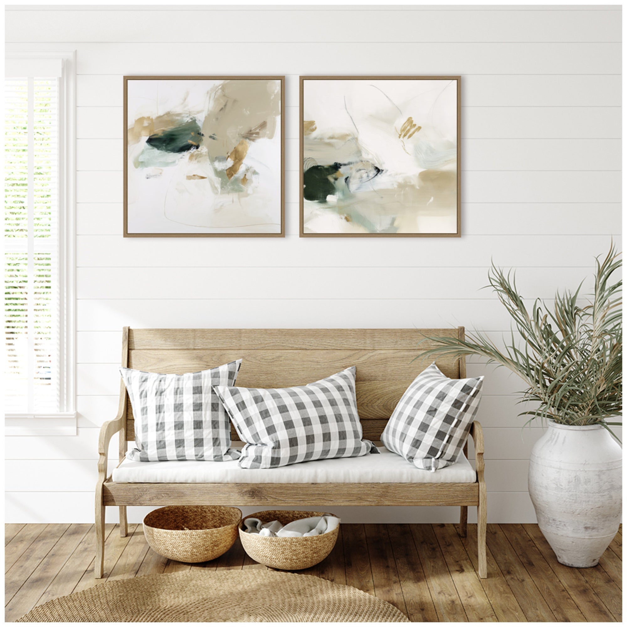 Field No. 1 & No. 2 2 Piece Framed Canvas Wall Art Set by Amy Lighthall