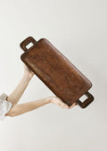 Bamenda Brown Rectangle Wood Serving Tray