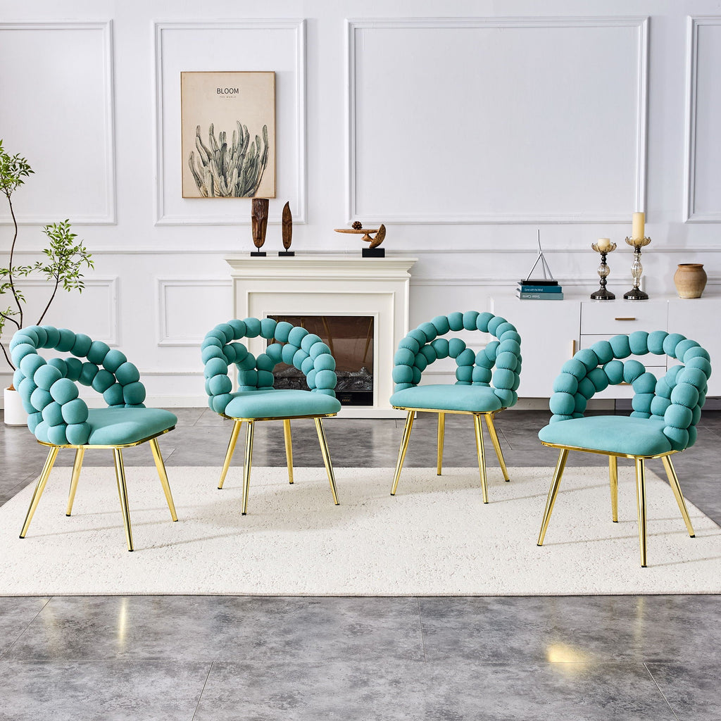 Puffy Bubble Dining Chairs — Set of 2