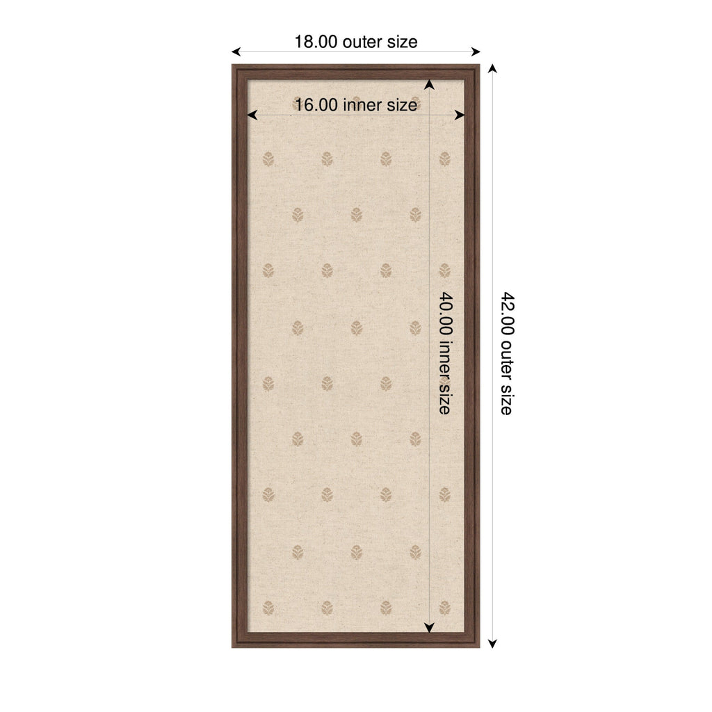 Pinboard Beige Botanical Block Print