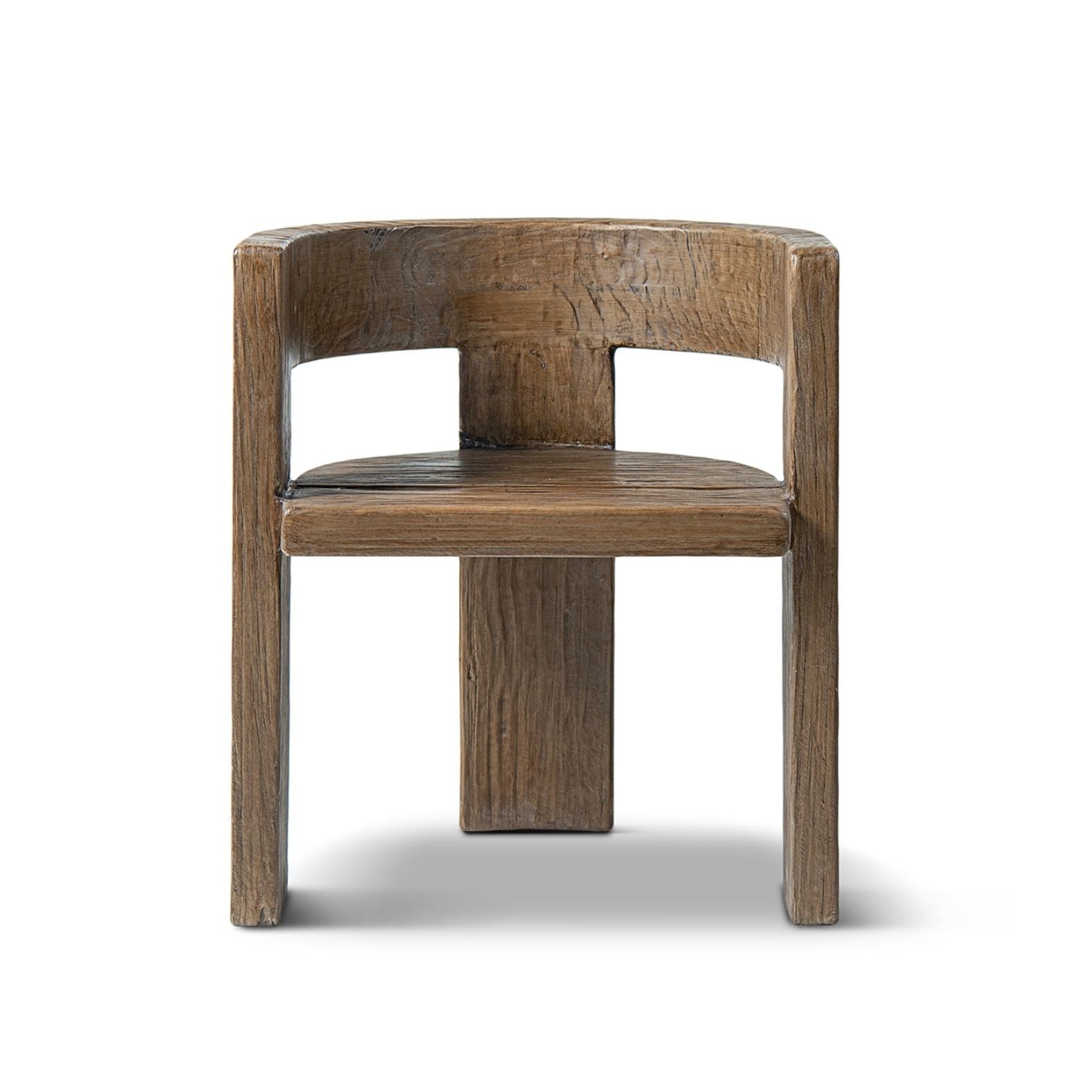 Soren Reclaimed Elm Curved Dining Chair