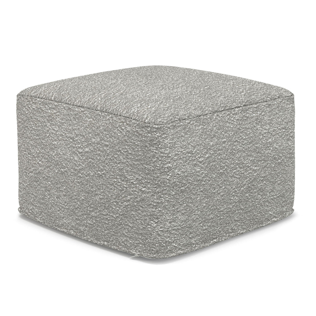 Textured Square Pouf
