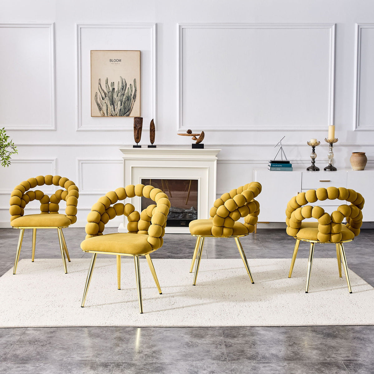 Puffy Bubble Dining Chairs — Set of 2