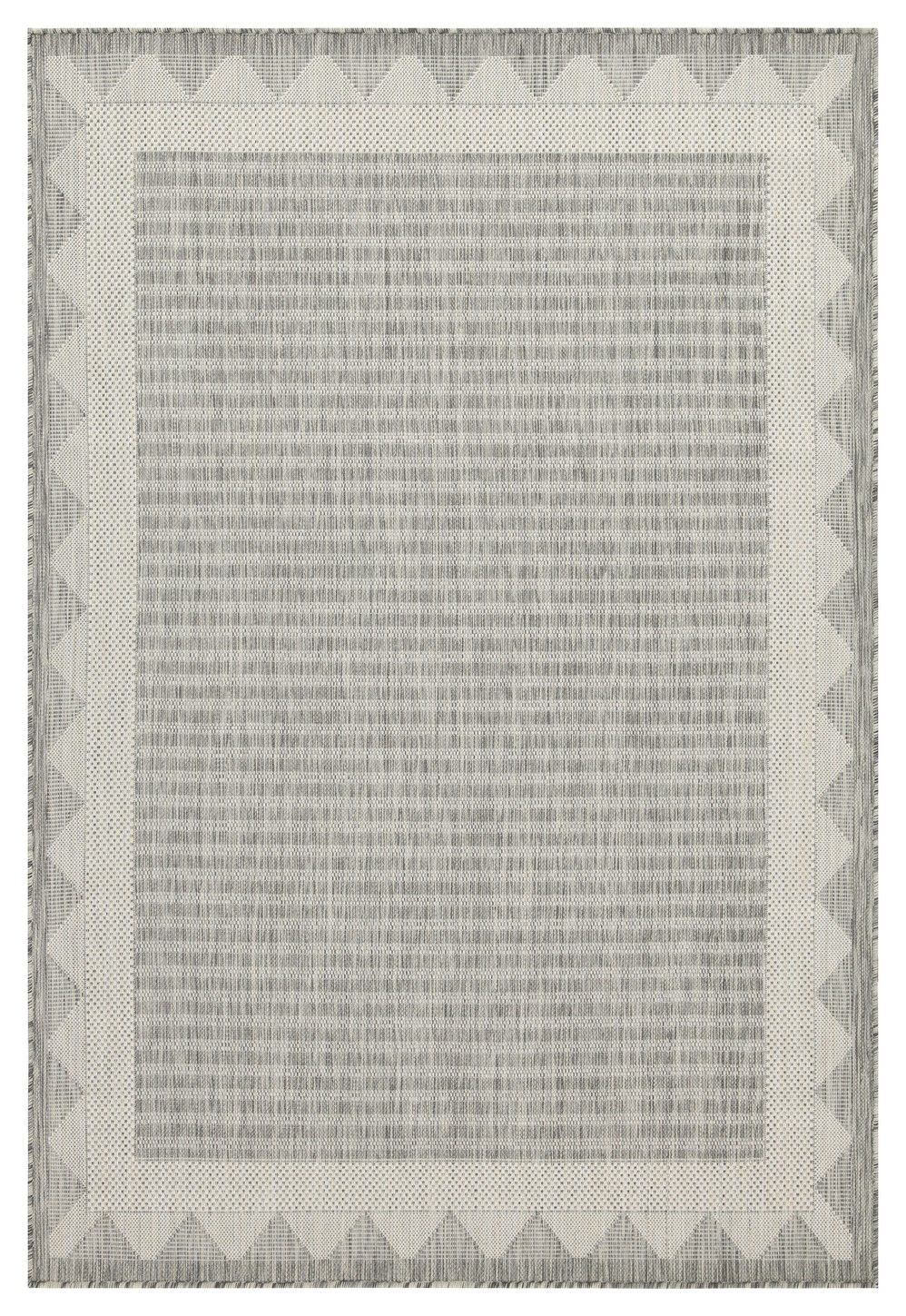 Sunshine 5'3" x 7'3" Indoor/Outdoor Area Rug - Silver