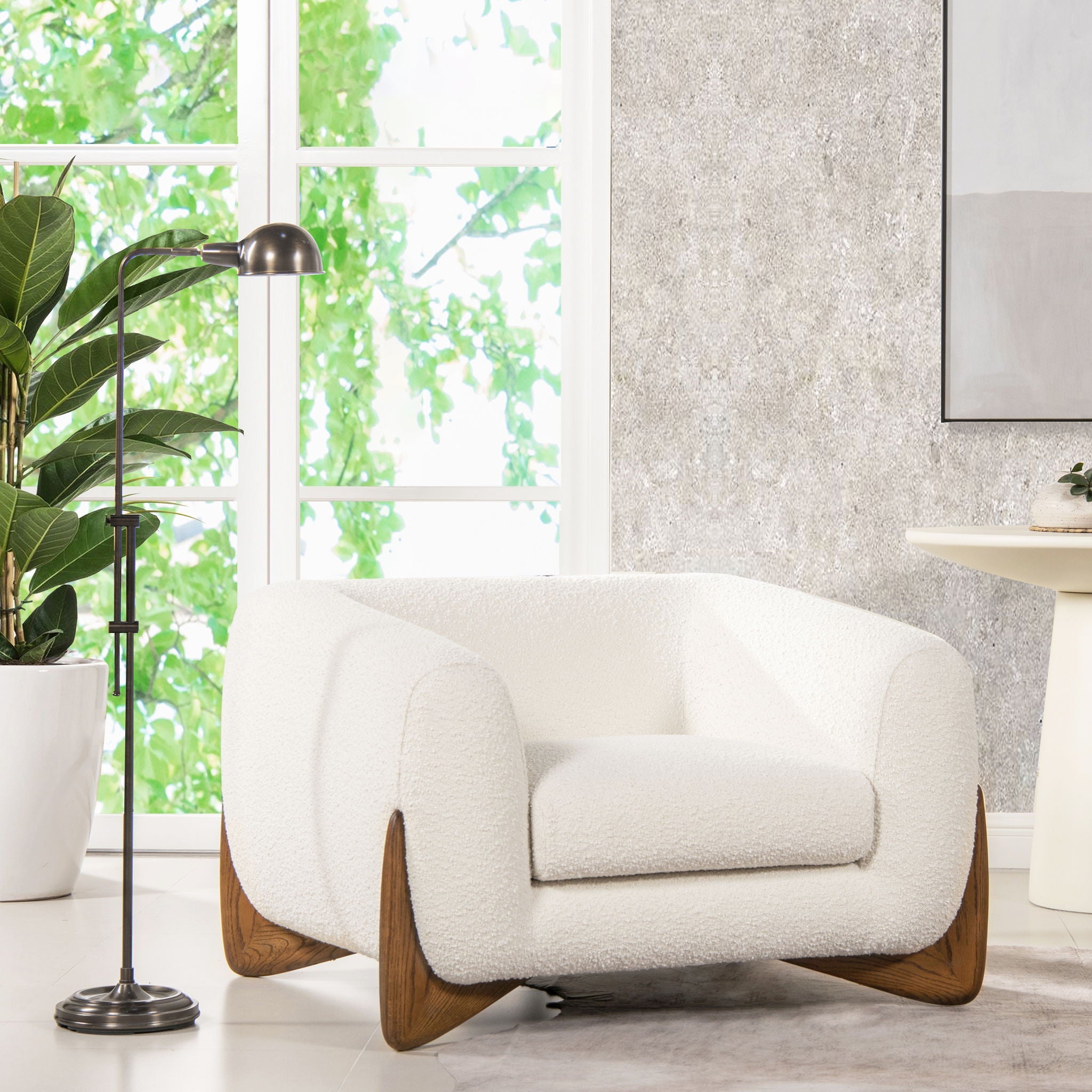 Alpine Sherpa Bouclé Armchair