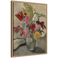 Vase avec bouquet de fleurs by Louis Valtat by Nostalgia Prints Framed Canvas Wall Art Print