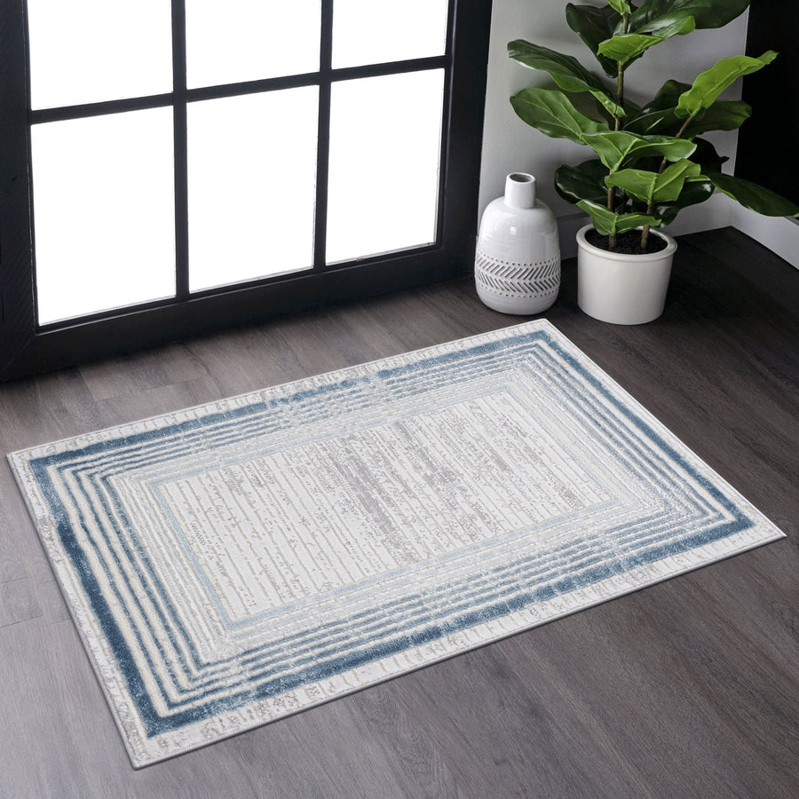 Marfi Bordered Area Rug