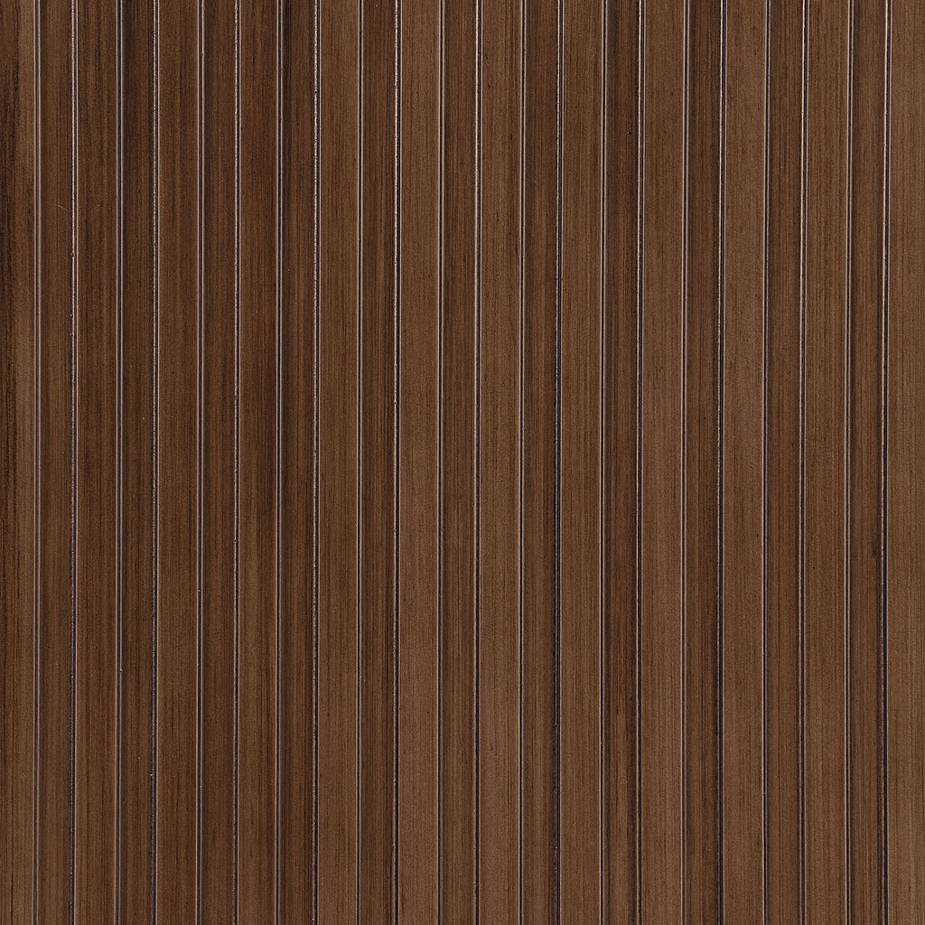 Reeded Marble Coffee Table — Honey Brown