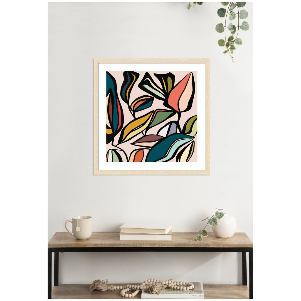 Fanciful Ficus SQ Expansion by Alicia Bock Framed Wall Art Print