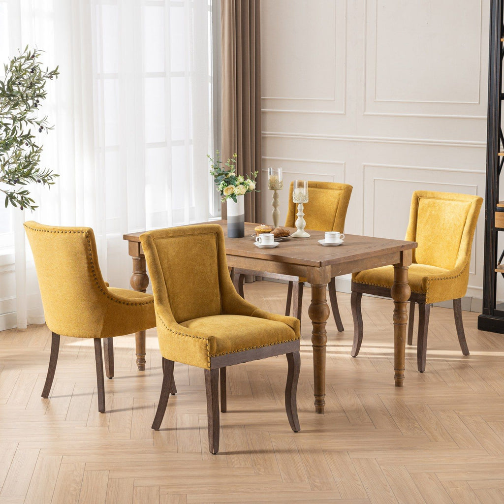 Ultra Upholstered Dining Chairs — Set of 2, Color Options