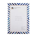 Poster Frames Chevron Collection Bone Inlay, Blue, 3 Sizes