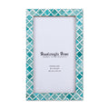 Moroccan Poster Frames Bone Inlay, Green, 5 Sizes
