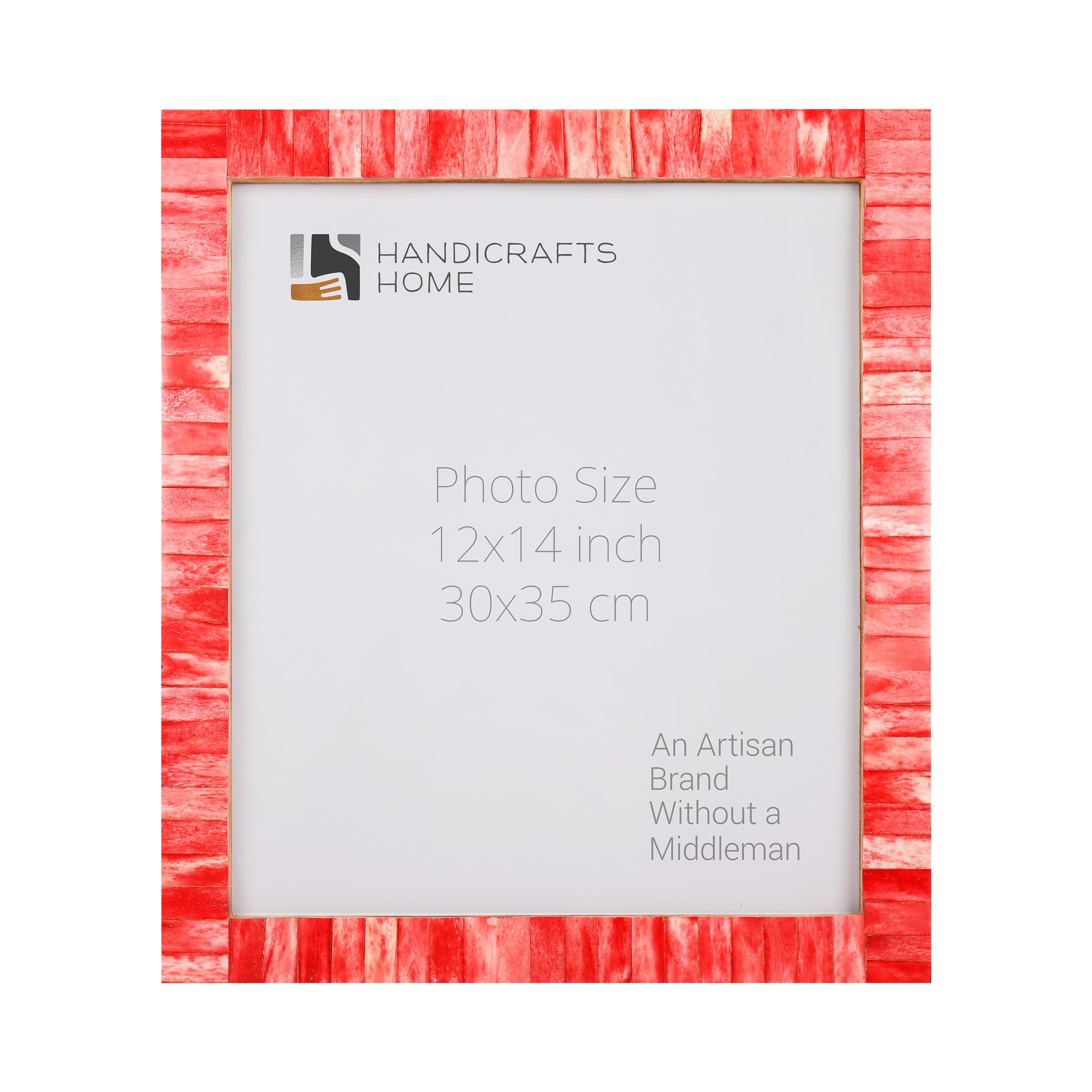 Poster Frames Classic Collection Bone Inlay, Red, 6 Sizes