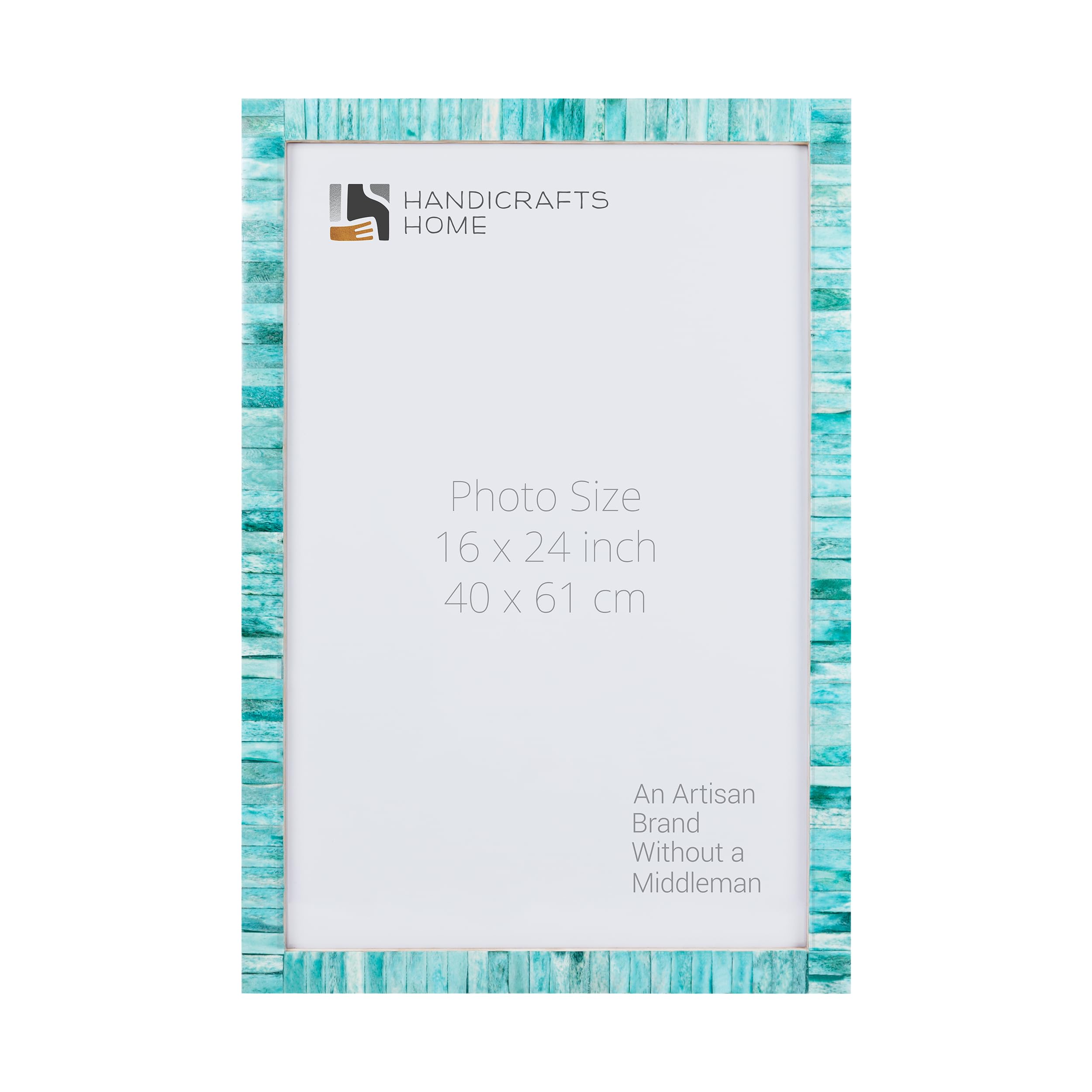 Poster Frames Classic Collection Bone Inlay, Green, 23 Sizes