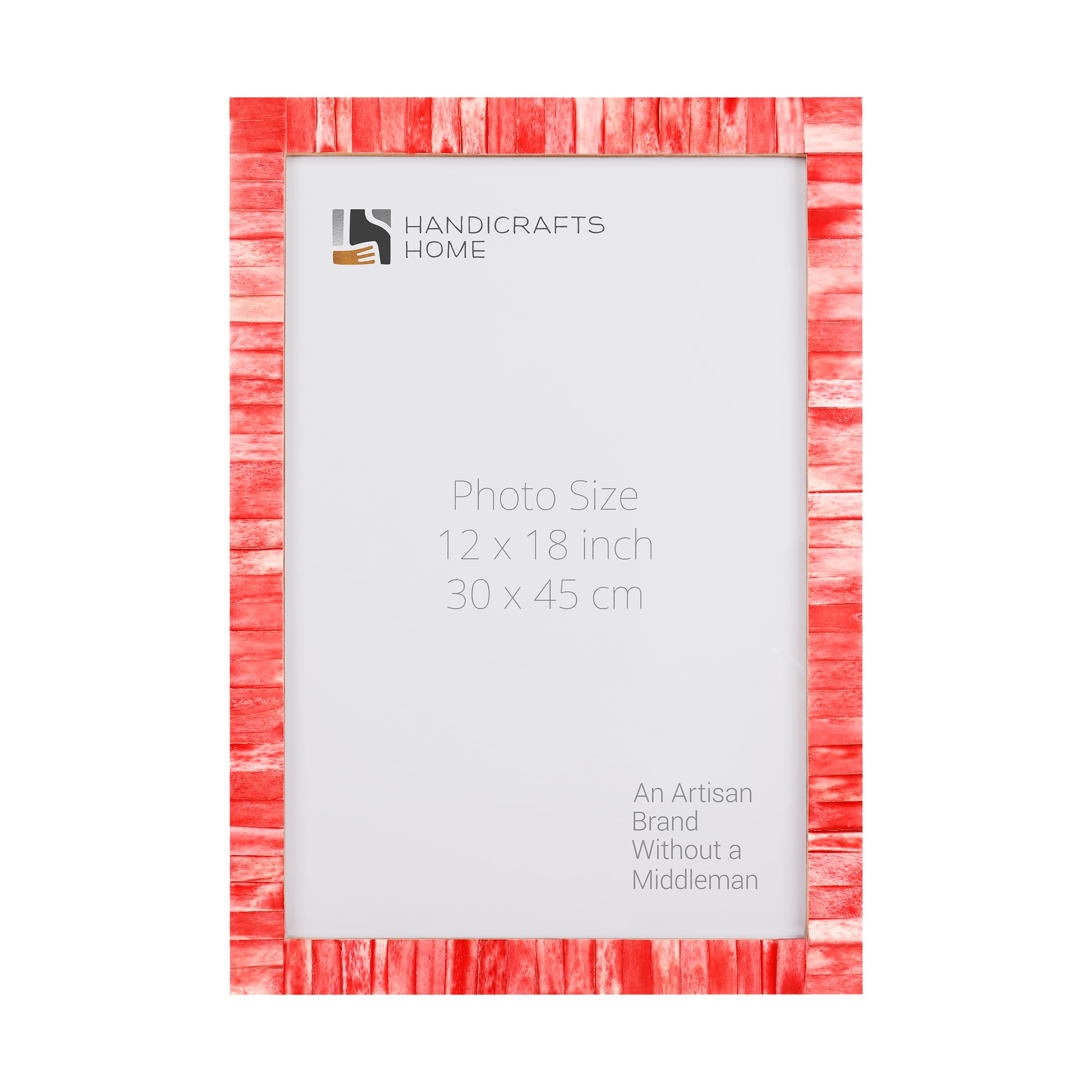 Poster Frames Classic Collection Bone Inlay, Red, 6 Sizes
