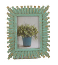 Fennco Styles Shabby Chic Photo Frame, Sea Green (5"x7")