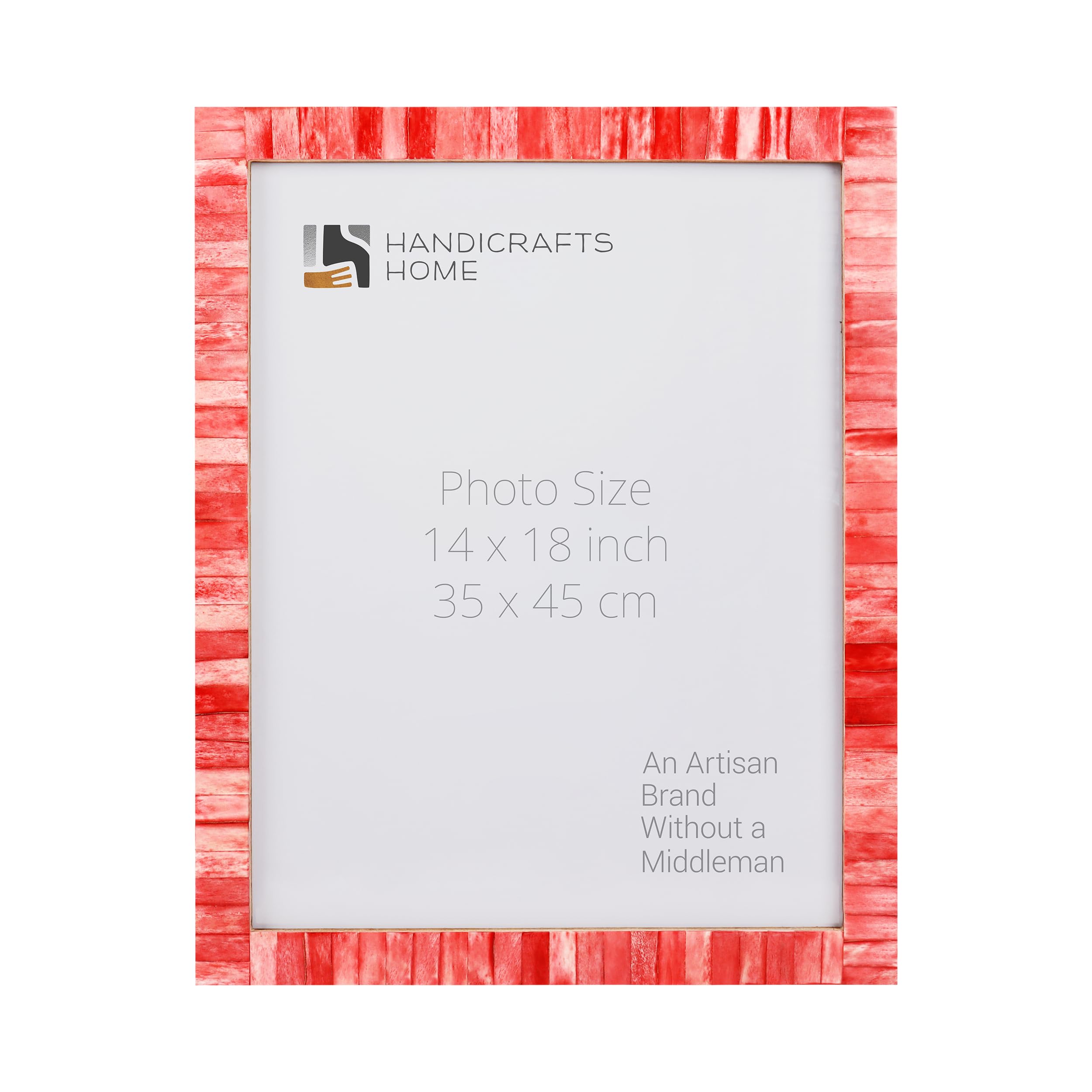 Poster Frames Classic Collection Bone Inlay, Red, 6 Sizes