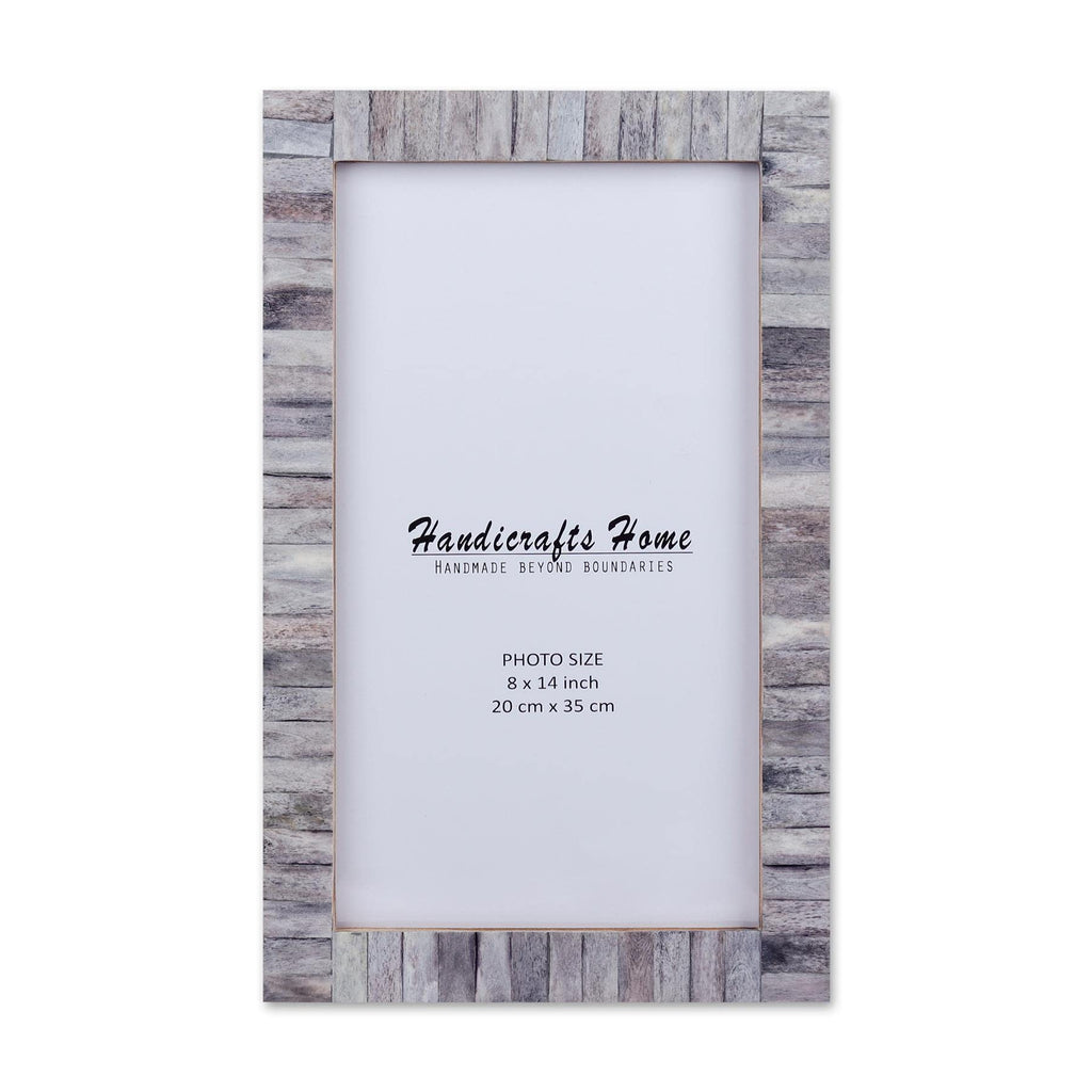Poster Frames Classic Collection Bone Inlay, Grey, 6 Sizes