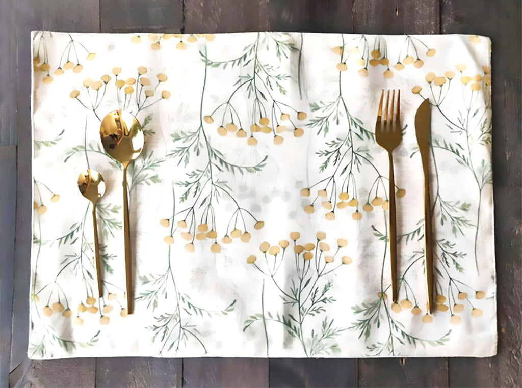 Fennco Styles Floral Print Design Everyday Table Runner 13" W x 71" L - Summer Flower Table Cover for Home Décor, Dining Table, Banquet, Holiday and Family Gatherings