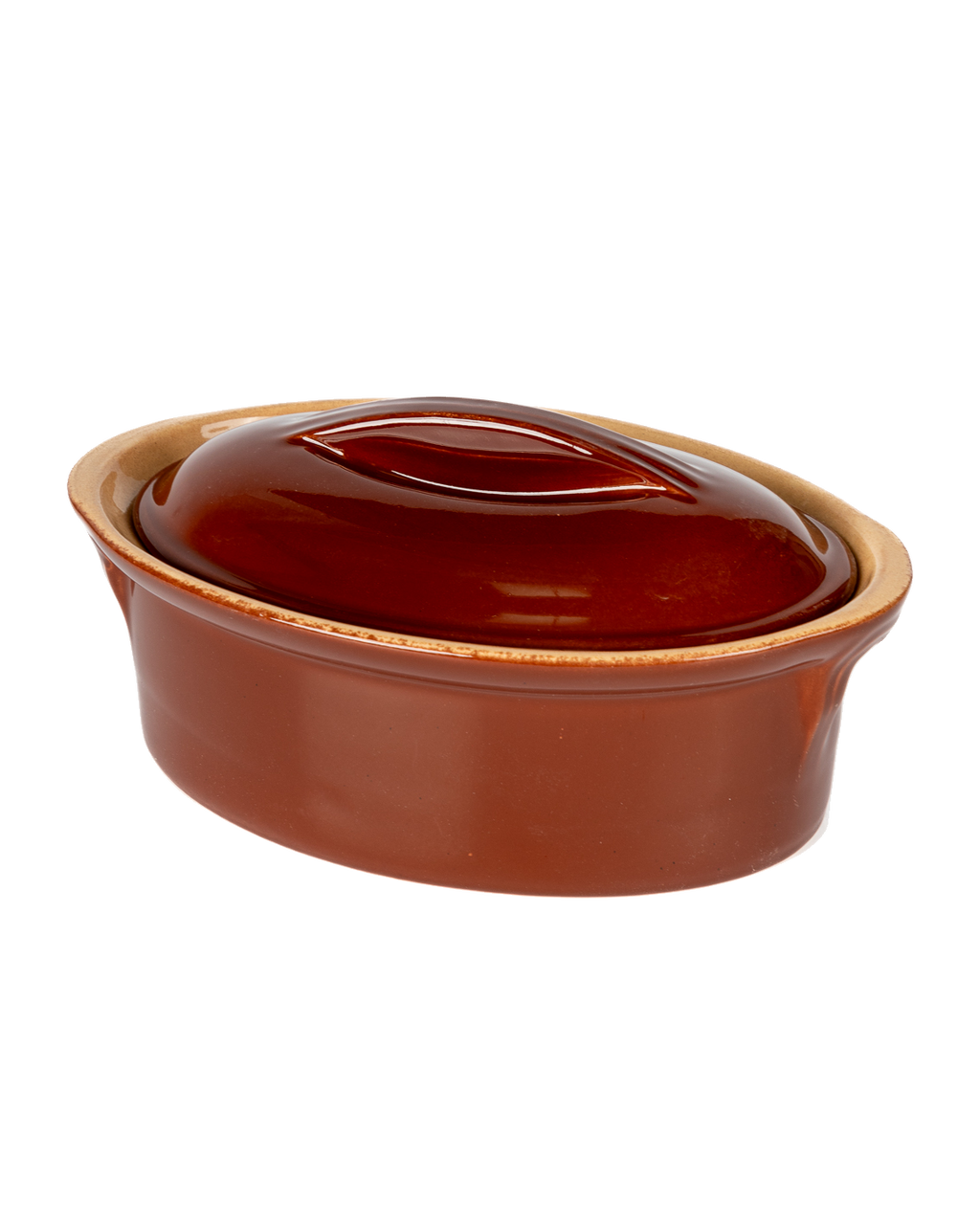 Vintage Oval Lidded Baking Dish