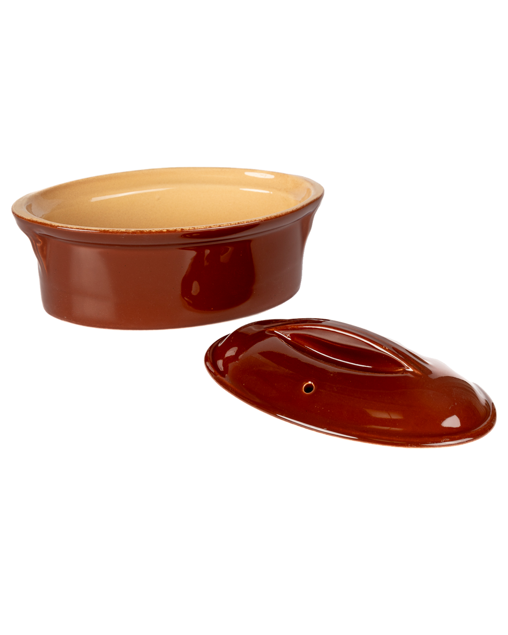 Vintage Oval Lidded Baking Dish