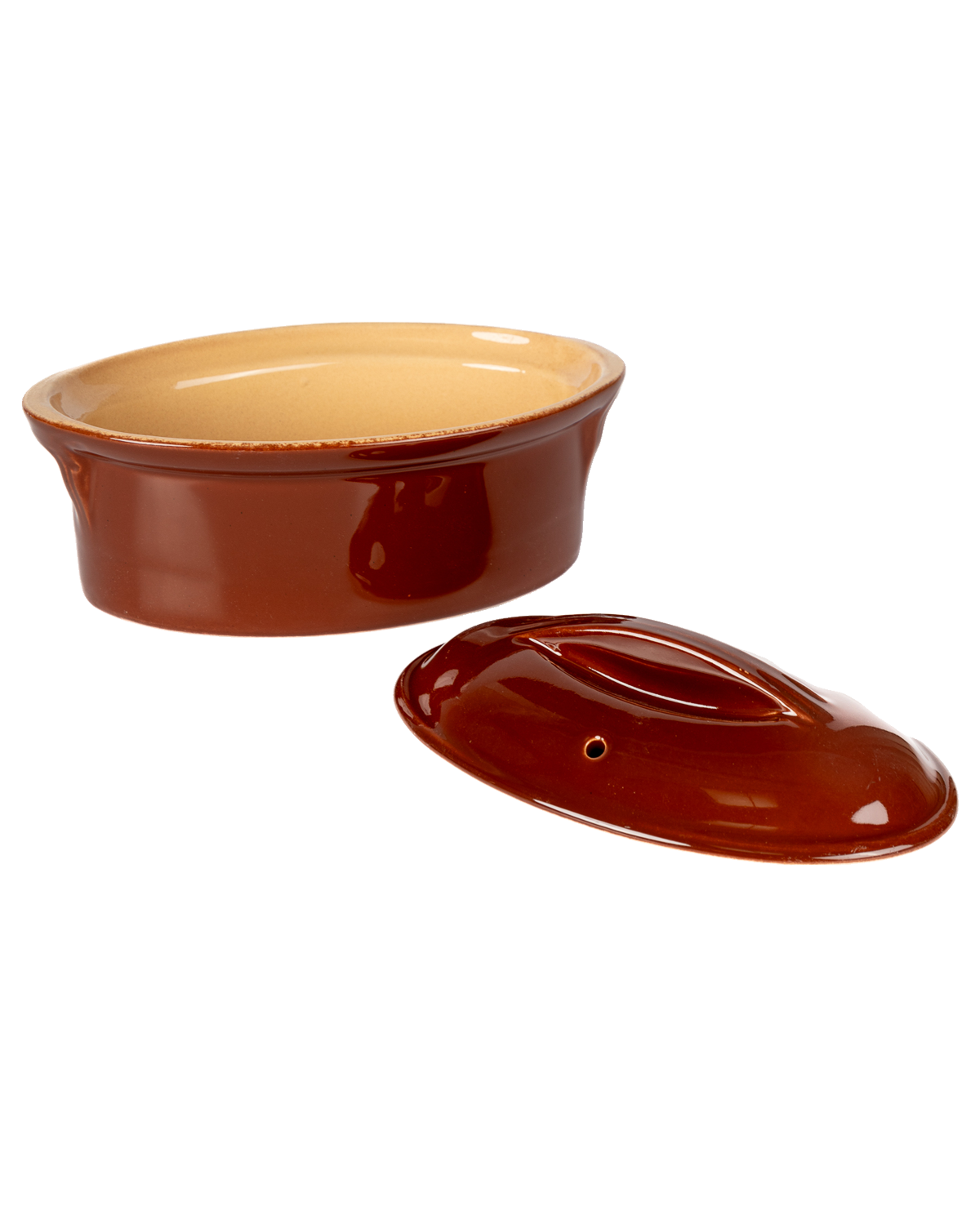Vintage Oval Lidded Baking Dish
