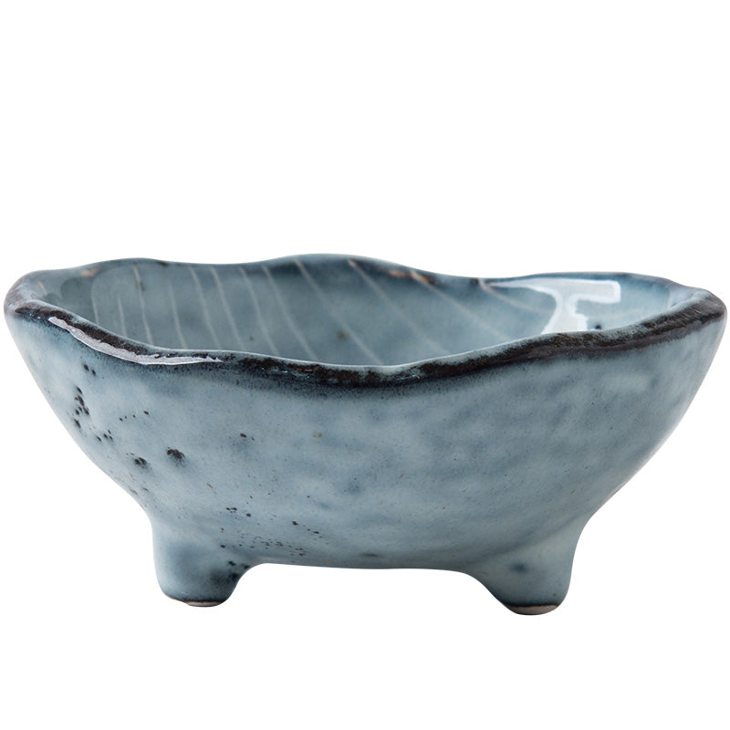 Japanese Glazed Triangle Bowl & Dish