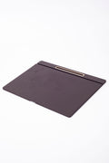 Leather Covered Desk Desk Brown Gold Detailed 50x35cm