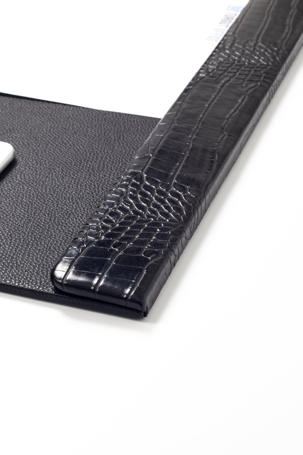Executive Embossed Faux-Leather Desk Pad — 23.6 x 15.7 in.