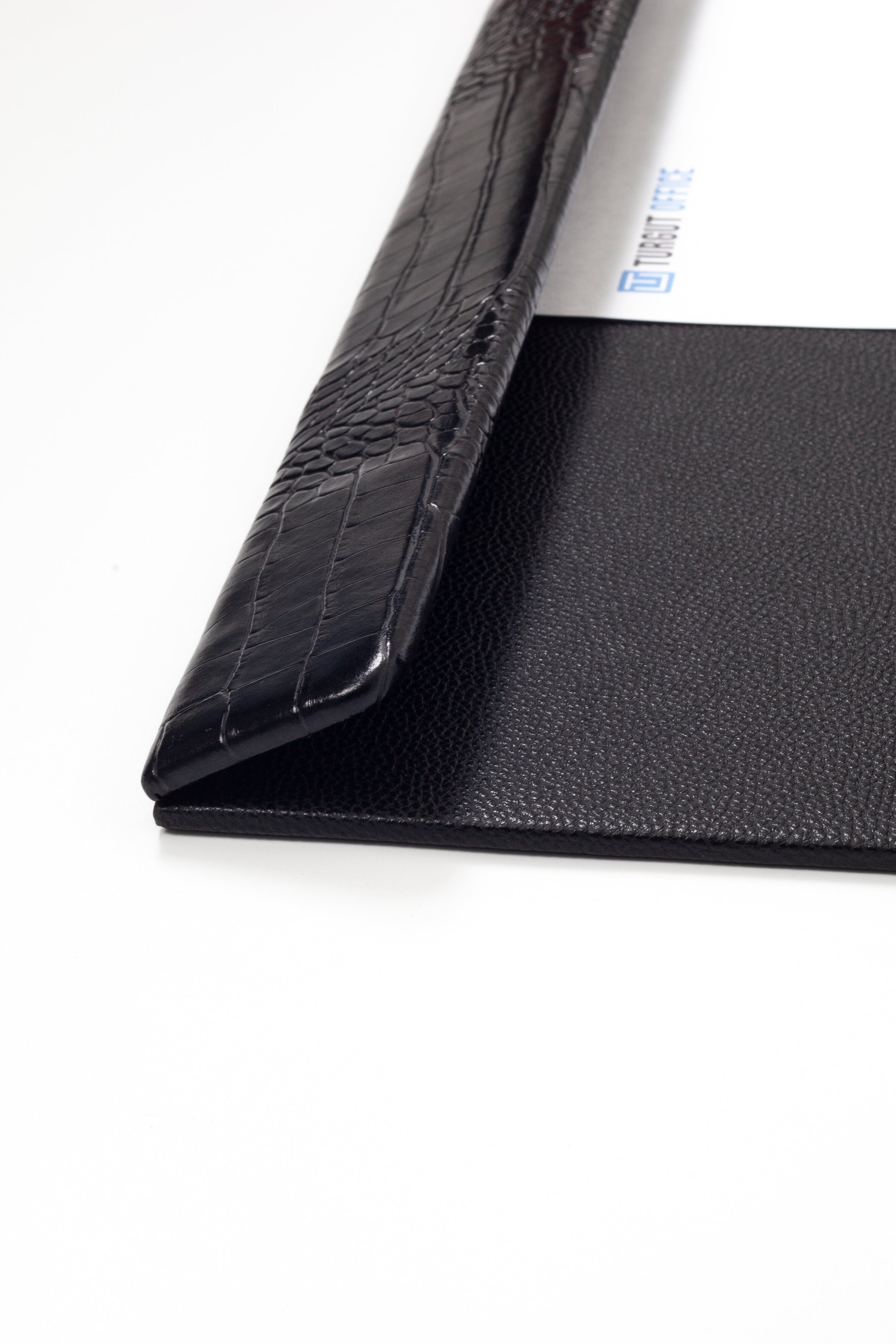 Executive Embossed Faux-Leather Desk Pad — 23.6 x 15.7 in.