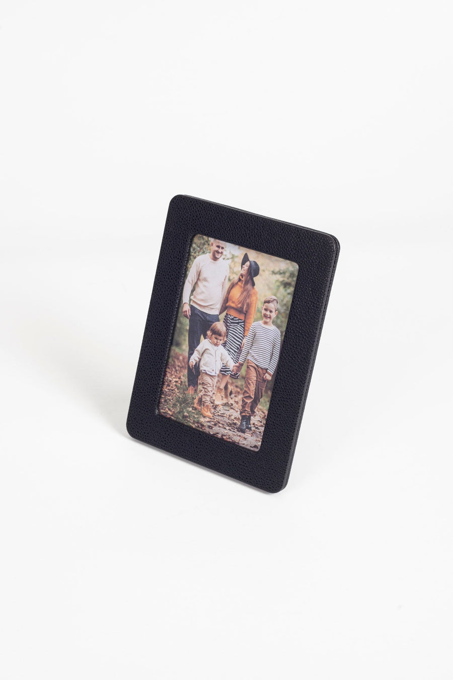 Leather Photo Frame Black