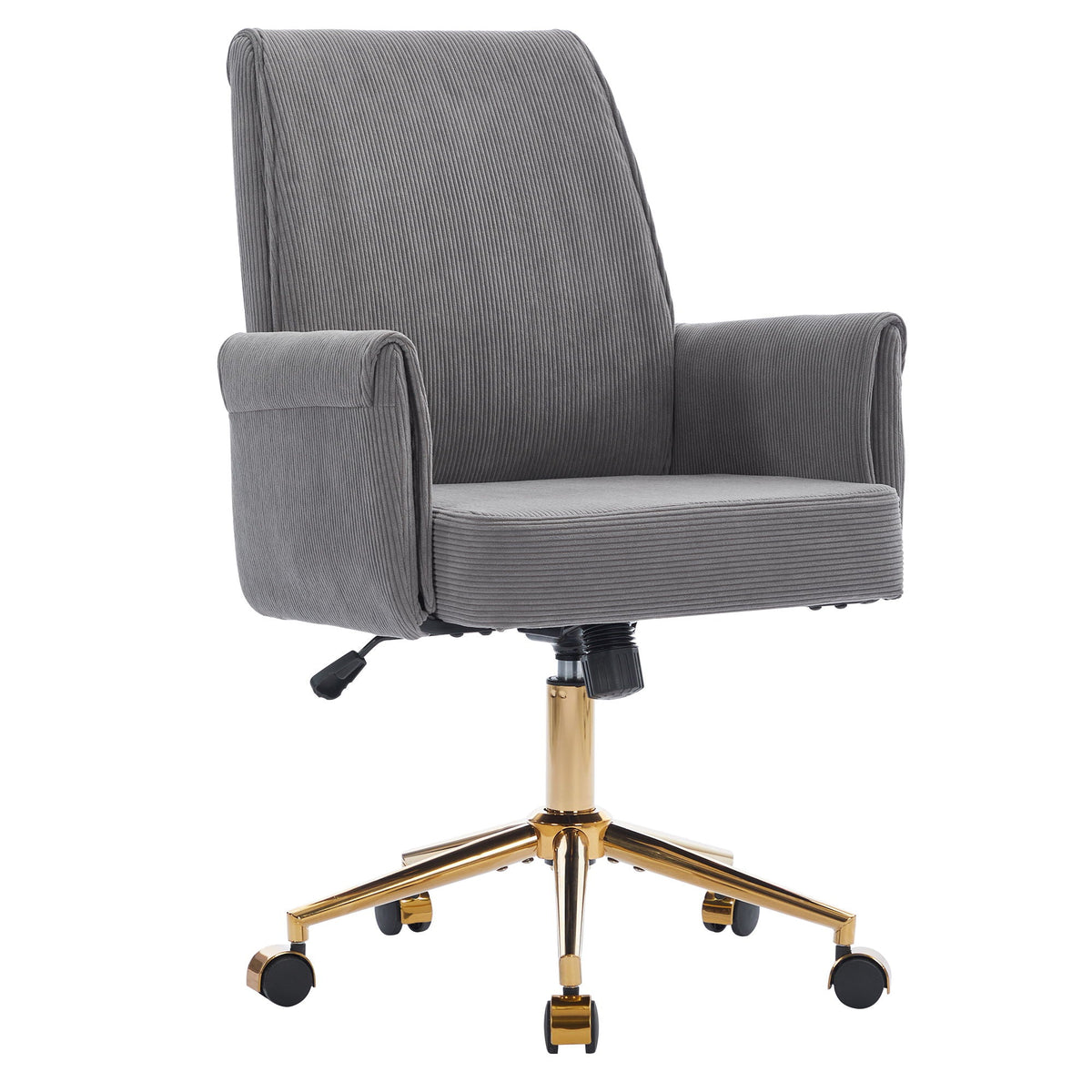 Striped Mid-Back Ergonomic Office Chair — Color Options