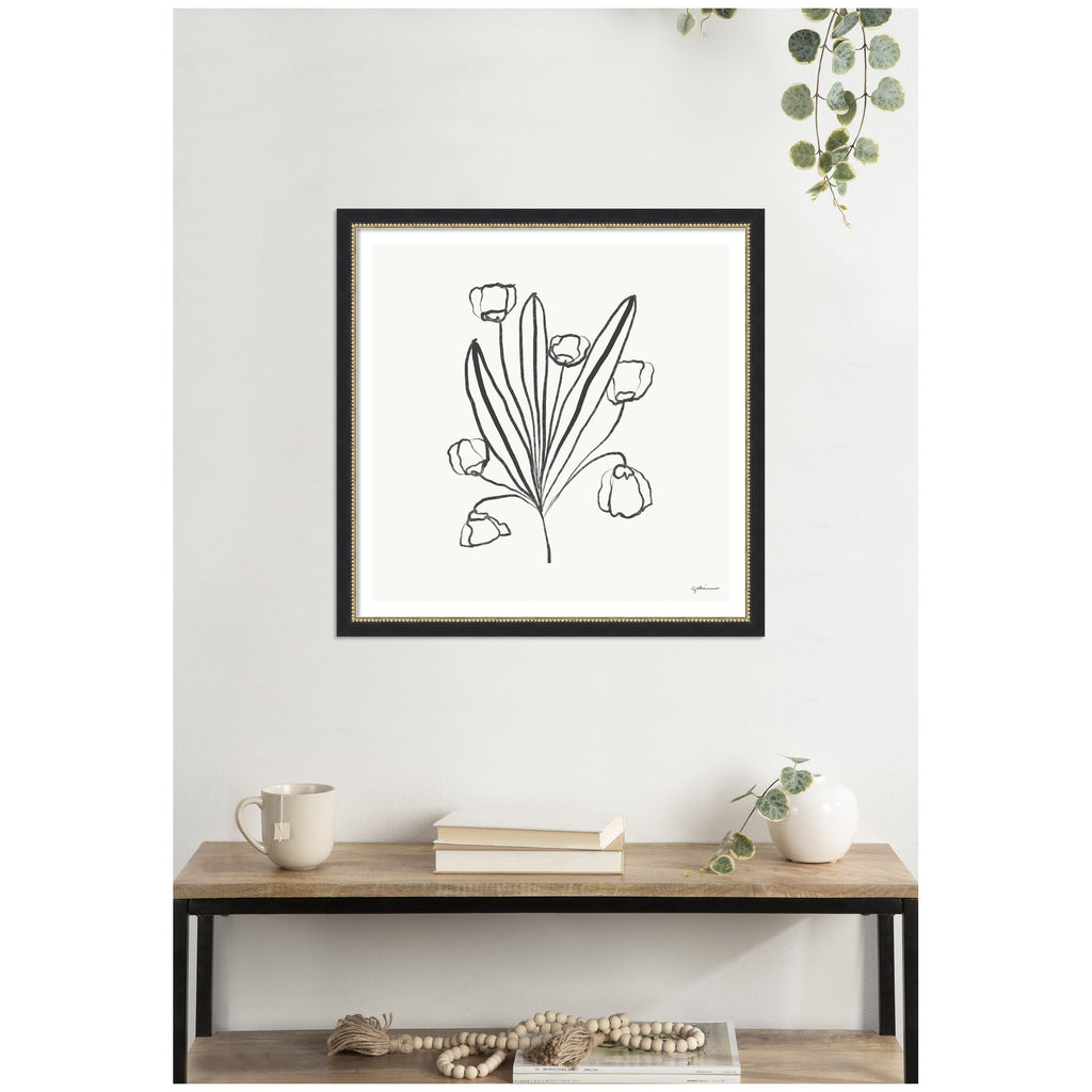Floral Bouquet by Gabrielly Guedes Framed Wall Art Print