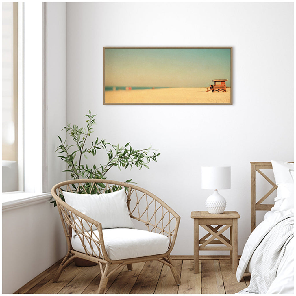 Lido Revisited Panel by Alicia Bock Framed Canvas Wall Art Print