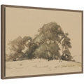 In de duinen bij Wassenaar 1875 Johannes Bosboom by Nostalgia Prints Framed Canvas Wall Art Print