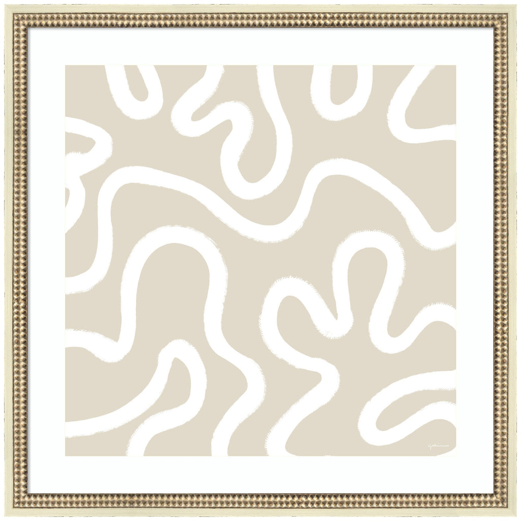 Organic Figures by Gabrielly Guedes Framed Wall Art Print