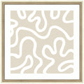 Organic Figures by Gabrielly Guedes Framed Wall Art Print