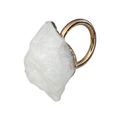 White Quartz Napkin Rings (Set of 2)