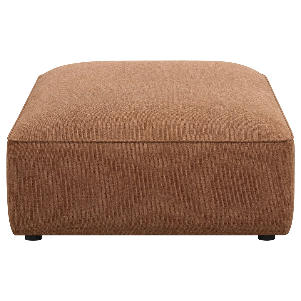 Jennifer Modular Ottoman — Terracotta